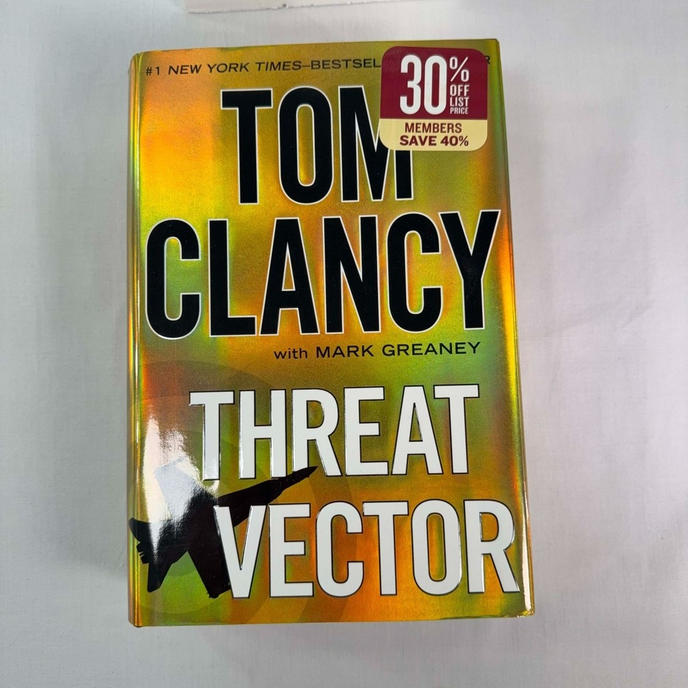 Threat Vector Tom Clancy Mark Greaney 1st Edition Hardcover Jack Ryan Book